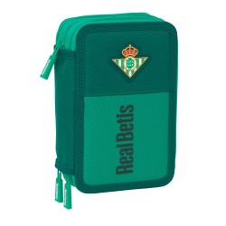 Plumier Triplo Real Betis Balompié Acquamarina 12,5 x 19,5 x 5,5 cm 37 Pezzi