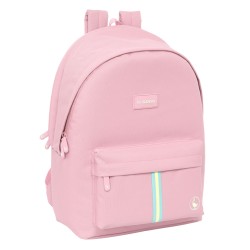 Zaino per PC Portatile e Tablet con Uscita USB El Ganso Basics Rosa