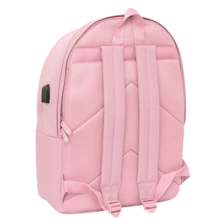 Zaino per PC Portatile e Tablet con Uscita USB El Ganso Basics Rosa