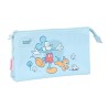Portaoggetti Triplo Mickey Mouse Clubhouse Baby Azzurro Chiaro 22 x 12 x 3 cm