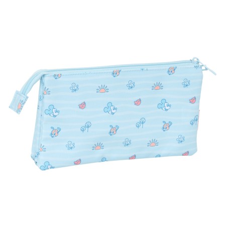 Portaoggetti Triplo Mickey Mouse Clubhouse Baby Azzurro Chiaro 22 x 12 x 3 cm