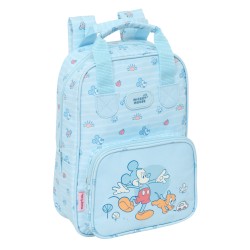 Zaino per Bambini Mickey Mouse Clubhouse Baby Azzurro Chiaro 20 x 28 x 8 cm