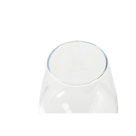 Set di calici da vino Home ESPRIT Trasparente Cristallo 265 ml (6 Unità)