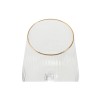 Champagne e calice piatto per champagne Home ESPRIT Trasparente Dorato Cristallo 400 ml (6 Unità)