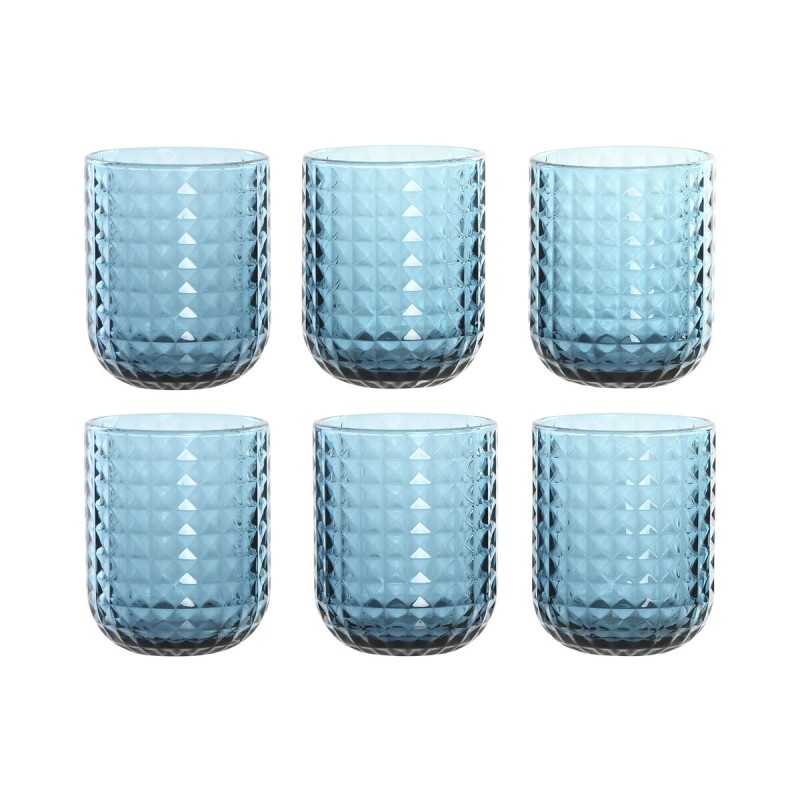 Set di Bicchieri Home ESPRIT Azzurro Cristallo 275 ml (6 Unità) Set di Bicchieri Home ESPRIT Azzurro Cristallo 275 ml (6 Unità)