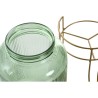 Dispenser di Acqua Home ESPRIT Verde Dorato Metallo Cristallo 4 L 16 x 16 x 24,6 cm