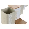 Barattolo Home ESPRIT Beige Grigio (2 Unità) (6 Unità)