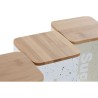 Barattolo Home ESPRIT Beige Grigio (2 Unità) (6 Unità)