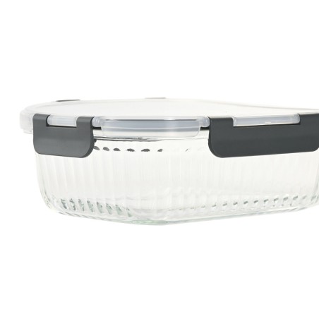 Porta pranzo Home ESPRIT Trasparente polipropilene Vetro Borosilicato 1 L
