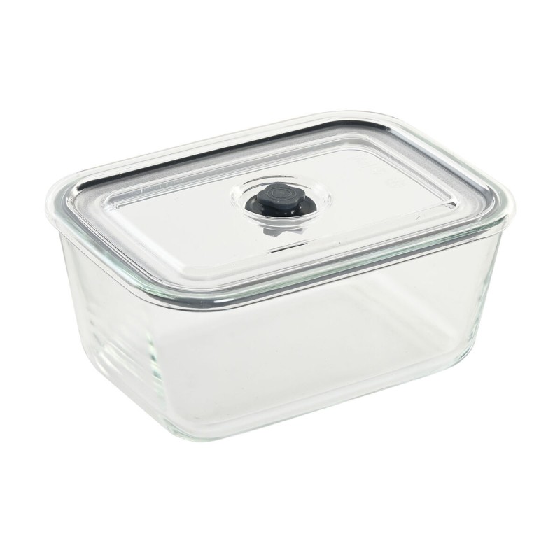 Porta pranzo Home ESPRIT Trasparente polipropilene Vetro Borosilicato 1,5 L Porta pranzo Home ESPRIT Trasparente polipropilene Vetro Borosilicato 1,5 L