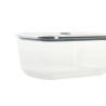 Porta pranzo Home ESPRIT Trasparente polipropilene Vetro Borosilicato 1,5 L