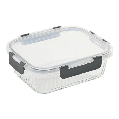 Porta pranzo Home ESPRIT Trasparente polipropilene Vetro Borosilicato 1,5 L