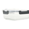 Porta pranzo Home ESPRIT Trasparente polipropilene Vetro Borosilicato 1,5 L