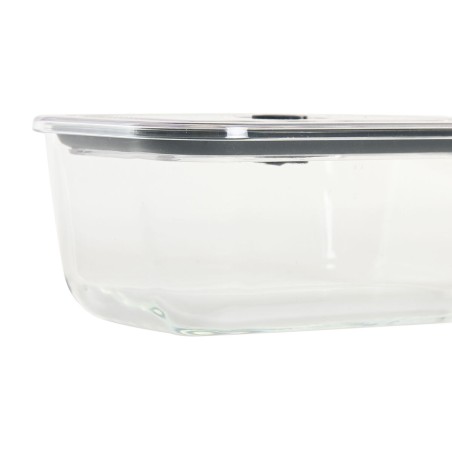 Porta pranzo Home ESPRIT Trasparente polipropilene Vetro Borosilicato