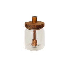 Barattolo Home ESPRIT Trasparente Naturale 500 ml