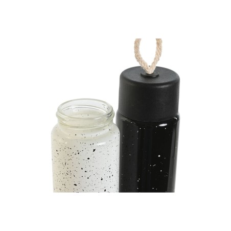 Bottiglia Térmica Home ESPRIT Bianco Nero 350 ml (2 Unità)