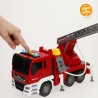 Camion Pompieri con Luci e Suoni Speed & Go 34 x 25 x 12 cm (4 Unità)