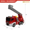 Camion Pompieri con Luci e Suoni Speed & Go 34 x 25 x 12 cm (4 Unità)