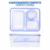 Set di Contenitori da Cucina Ermetici Impilabili Max Home 29 x 12 x 20 cm 6 Unità