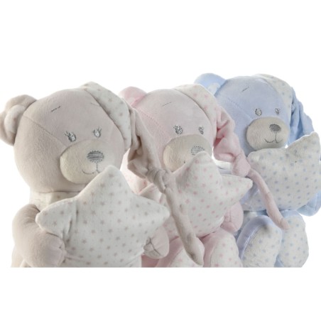 Set Regalo per Neonati Home ESPRIT Azzurro Beige Rosa Poliestere (3 Unità)