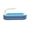 Bestway Piscina Gonfiabile 2 Camere Rettangolare con Tetto 254x178x140 cm +6 Anni 54449