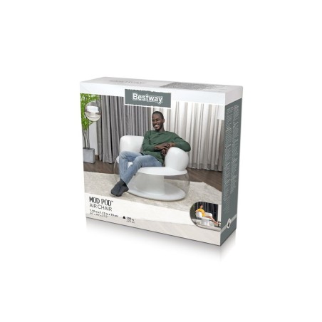 Bestway Sedia Gonfiabile Singola Colore Assortito 112x112x70 cm Interno 75138