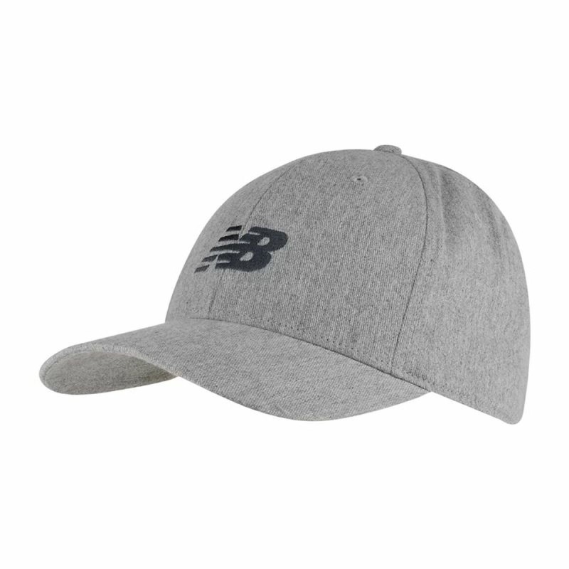 Cappello Sportivo New Balance 6 Panel Structured Grigio Taglia unica