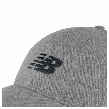 Cappello Sportivo New Balance 6 Panel Structured Grigio Taglia unica