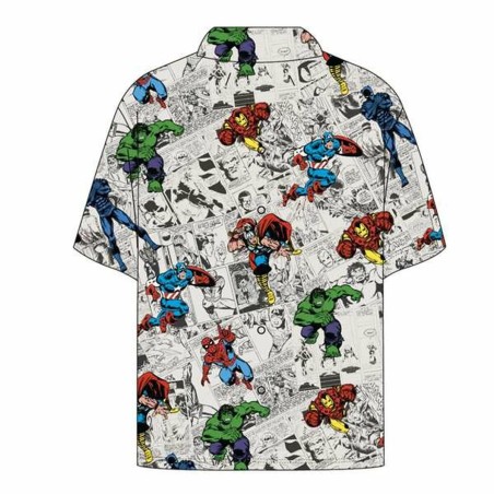 Maglia a Maniche Corte per Bambini Marvel Grigio chiaro