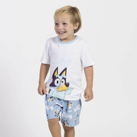 Pigiama Per bambini Bluey Bianco (6 Anni)
