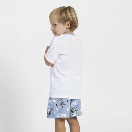 Pigiama Per bambini Bluey Bianco (6 Anni)