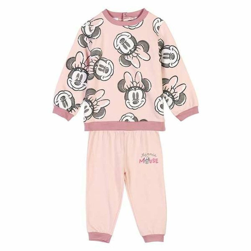 Tuta per Neonati Minnie Mouse Ocra