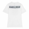 Maglia a Maniche Corte Donna The Mandalorian Bianco