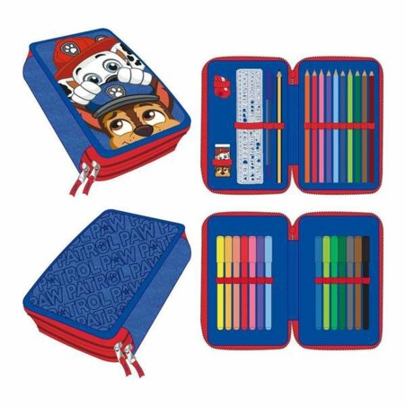 Astuccio Scuola The Paw Patrol Azzurro 12,5 x 19,5 x 4,5 cm