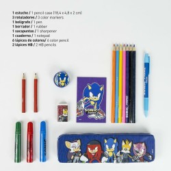 Set di Cancelleria Sonic 24 Pezzi