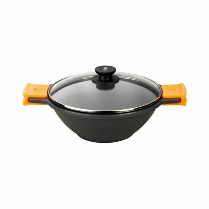 Padella BRA Braisogona_A272028 Nero Nero/Arancione Metallo Alluminio Ø 24 cm Ø 28 cm Padella BRA Braisogona_A272028 Nero Nero/Arancione Metallo Alluminio Ø 24 cm Ø 28 cm