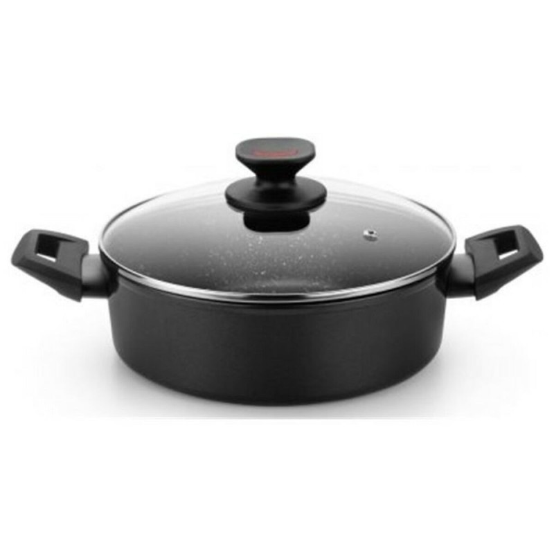 Casseruola Monix TITAN ROCK Ø 24 cm Nero Casseruola Monix TITAN ROCK Ø 24 cm Nero