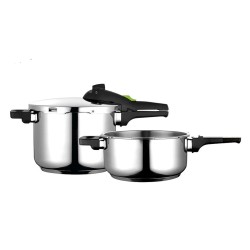 Set di pentole Express Fagor Acciaio inossidabile 10 L 2 Pezzi