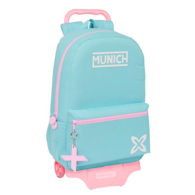 Trolley per la Scuola Munich Heaven Celeste 30 x 46 x 14 cm Trolley per la Scuola Munich Heaven Celeste 30 x 46 x 14 cm