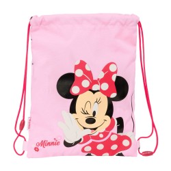 Zainetto con Cordini Minnie Mouse Naive Rosa 26 x 34 x 1 cm