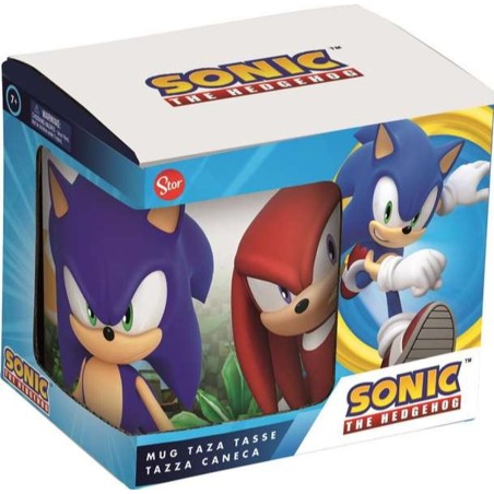Tazza Mug Sonic 325 ml Multicolore