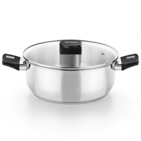Casseruola con coperchio Monix M240316 Acciaio
