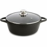 Casseruola con coperchio Valira 4141/25 Nero Ø 24 cm