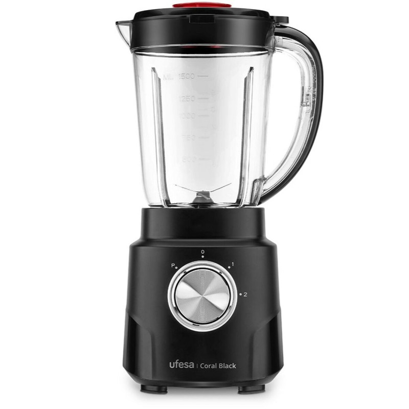 Frullatore UFESA CORAL BLACK Nero 600 W 1,5 L Frullatore UFESA CORAL BLACK Nero 600 W 1,5 L