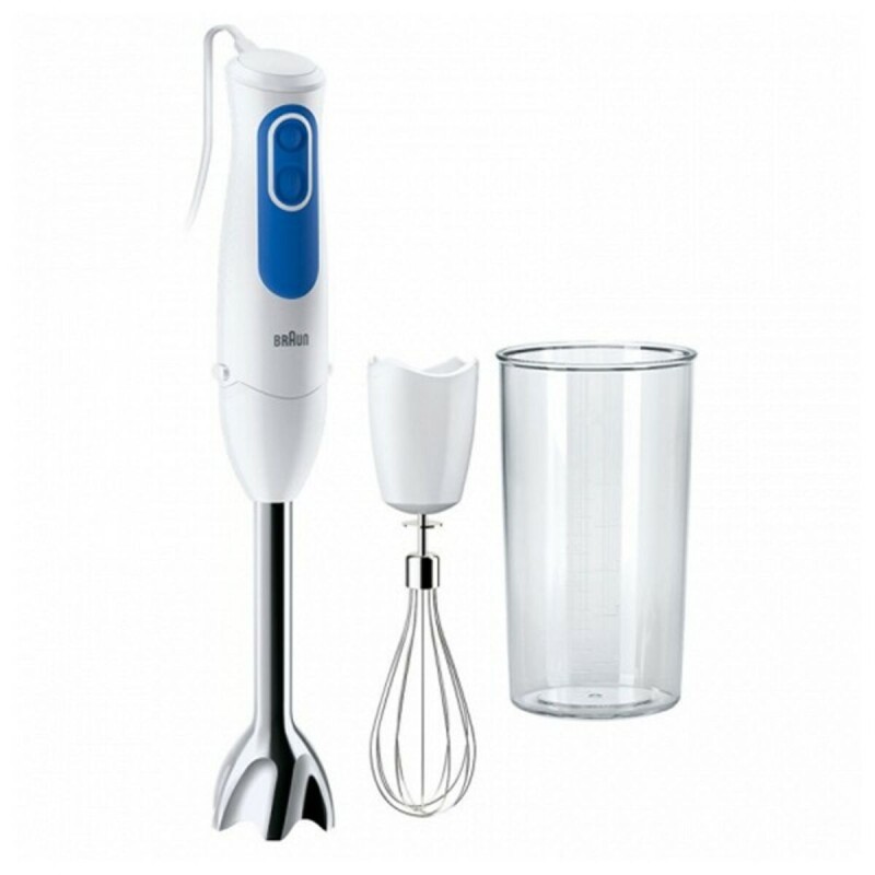 Frullatore ad Immersione Braun MQ3005WH 0,6 L INOX 700W Bianco Frullatore ad Immersione Braun MQ3005WH 0,6 L INOX 700W Bianco