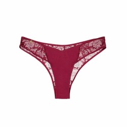 Slip Black Limba Caudel  Rosso Granato