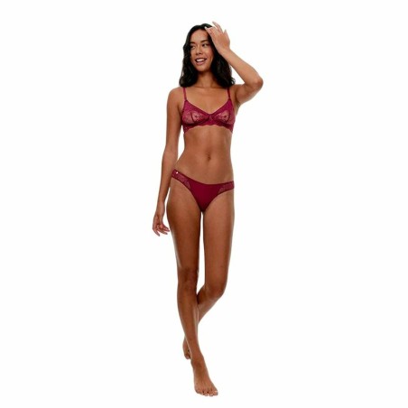 Slip Black Limba Caudel  Rosso Granato