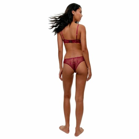 Slip Black Limba Caudel  Rosso Granato
