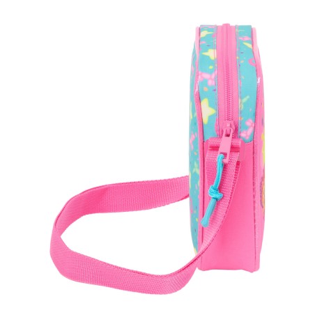 Borsa a Tracolla Gabby's Dollhouse Confetti Rosa Turchese 16 x 18 x 4 cm