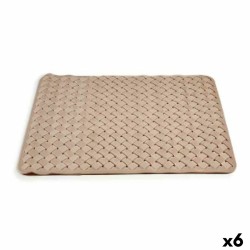 Tappeto da bagno Berilo AR1910106 Beige PVC 0,03 x 50 x 50 cm (6 Unità)